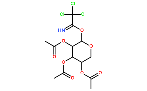 2,3,4-三-O-乙酰基-β-L-吡喃阿拉伯糖2,2,2-三氯亚氨逐乙酸酯