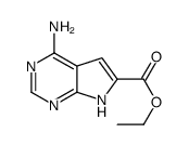 ethyl 4-amino-7H-pyrrolo[2,3-d]pyrimidine-6-carboxylate