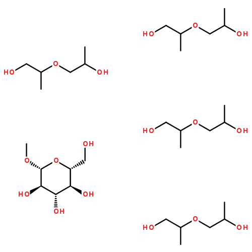 α-氢-&omega-羟基-聚[氧代(甲基-1,2-亚乙基)]与甲基-β-D-吡喃葡糖苷(4:1)的醚化物