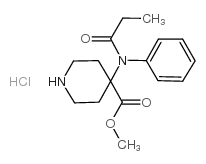 4-(苯丙酰基氨基)-哌啶-4-羧酸甲酯盐酸盐