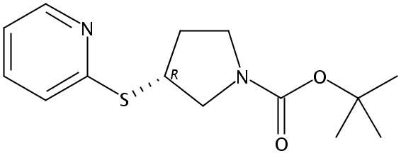 (R)-tert-Butyl 3-(pyridin-2-ylthio)pyrrolidine-1-carboxylate