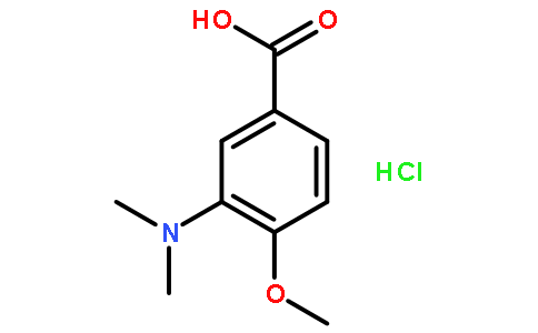 3-(二甲基氨基)-4-甲氧基苯甲酸盐酸盐