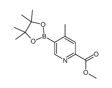 Methyl 4-methyl-5-(4,4,5,5-tetramethyl-1,3,2-dioxaborolan-2-yl)-2 -pyridinecarboxylate
