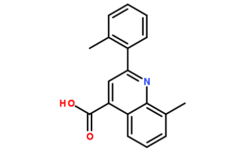8-甲基-2-(2-甲基苯基)喹啉-4-羧酸