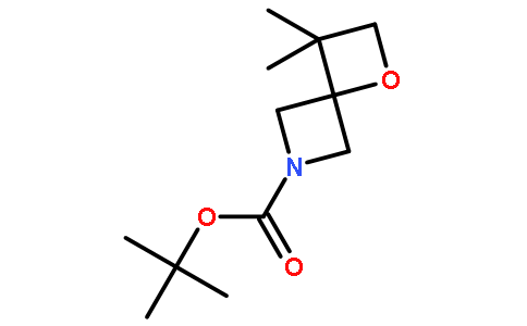 1-氧杂-6-氮杂螺[3.3]庚烷-6-羧酸，3,3-二甲基，1,1-二甲基乙基酯