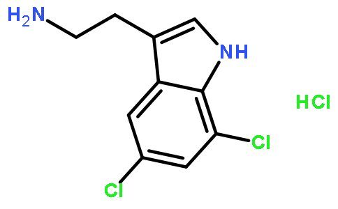 2-(5,7-二氯-1H-吲哚-3-基)-乙胺盐酸盐