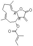 (2E)-2-甲基-2-丁烯酸(3aR,4R,6E,10E,11aR)-2,3,3a,4,5,8,9,11a-八氢-6,10-二甲基-3-亚甲基-2-氧代环癸五烯并[b]呋喃-4-基酯