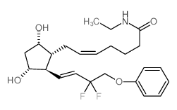 Dechloro dihydroxy difluoro ethylcloprostenolamide