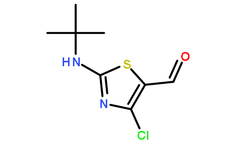 4-氯-2-(叔丁基氨基)-5-噻唑甲醛