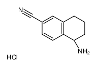 (5S)-5-amino-5,6,7,8-tetrahydronaphthalene-2-carbonitrile,hydrochloride