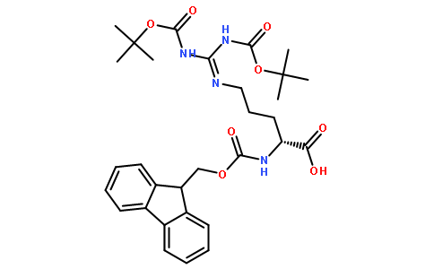 N-[(9H-芴-9-基甲基)羰基]-N’,N’’-二[叔丁氧羰基]-D-精氨酸