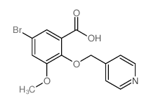 5-溴-3-甲氧基-2-(吡啶-4-基甲氧基)苯甲酸