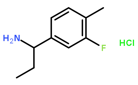 (1S)-1-(3-氟-4-甲基苯基)丙胺盐酸盐