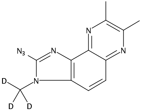 2-Azido-3,7,8-trimethyl-3H-imidazo[4,5-f]quinoxaline-d3