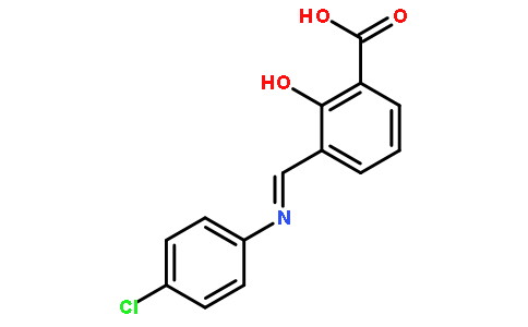 3-[(4-氯苯基)亚甲胺基]水杨酸