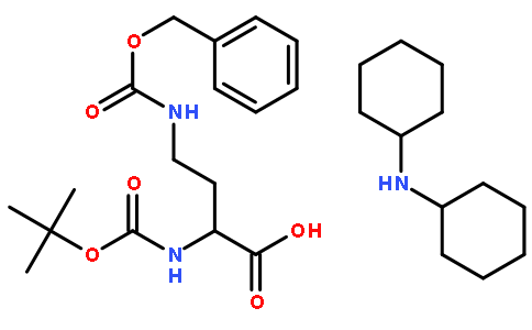 N-叔丁氧羰基-N’-苄氧羰基-D-2,4-二氨基丁酸二环己胺盐