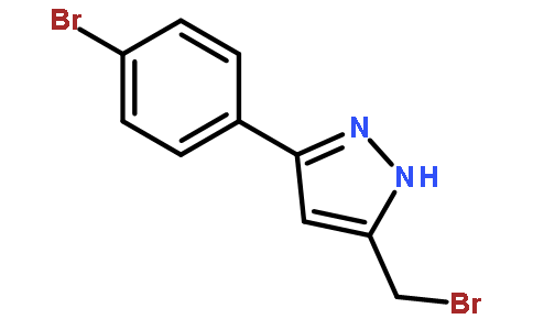 5-(溴甲基)-3-(4-溴苯基)-1H-吡唑