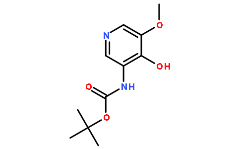 4-羟基-5-甲氧基吡啶-3-氨基甲酸叔丁酯