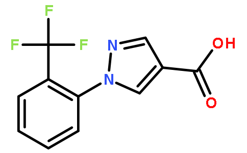 1-(2-三氟甲基苯基)吡唑-4-甲酸