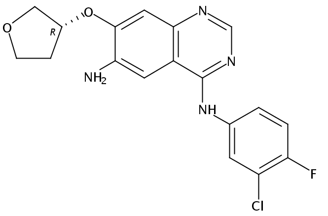 7-[(R)-(四氢呋喃-3-基)氧基]-N-(3-氯-4-氟苯基)-6-氨基-4-氨基喹唑啉