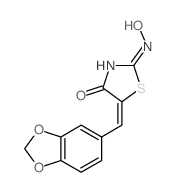 (5-Piperonylidene)rhodanine-2-oxime