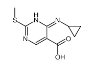 4-(cyclopropylamino)-2-methylsulfanylpyrimidine-5-carboxylic acid