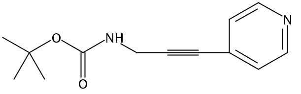 N-boc-3-(4-吡啶)-2-丙炔-1-胺