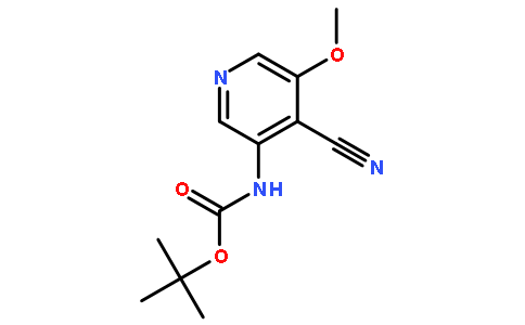 4-氰基-5-甲氧基吡啶-3-氨基甲酸叔丁酯