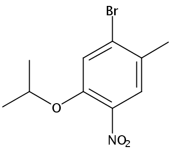 1-溴-5-异丙氧基-2-甲基-4-硝基苯