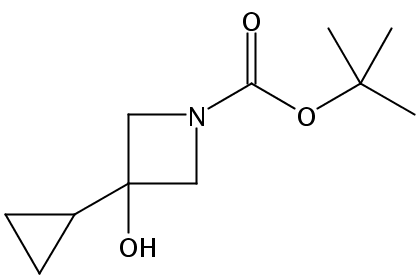 tert-Butyl 3-cyclopropyl-3-hydroxyazetidine-1-carboxylate