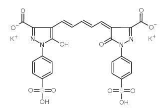 4-[5-[3-羧基-5-羟基-1-(4-磺苯基)-1H-吡唑-4-基]-2,4-亚戊二烯基]-4,5-二氢-5-氧代-1-(4-磺苯基)-1H-吡唑-3-羧酸二钾盐
