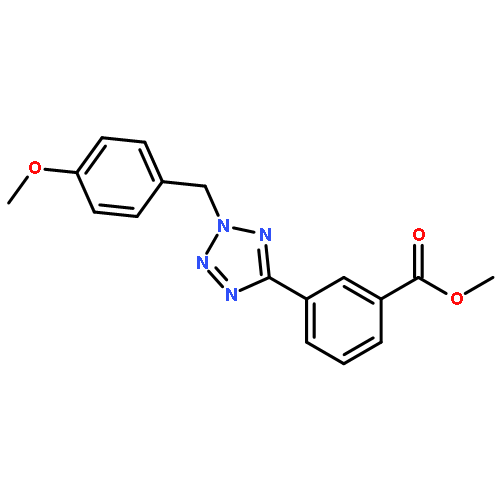 Benzoic acid, 3-[2-[(4-methoxyphenyl)methyl]-2H-tetrazol-5-yl]-, methyl ester