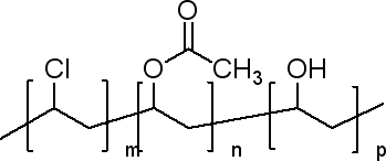 乙酸乙烯酯与氯乙烯和乙烯醇的聚合物