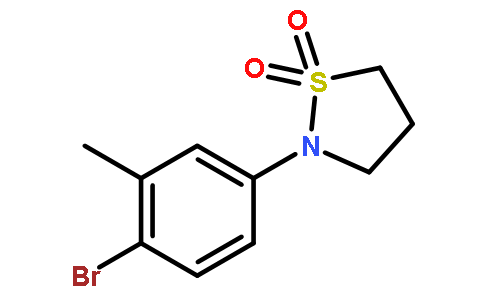 2-(4-溴-3-甲基苯基)异噻唑烷1,1-二氧化物