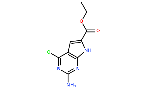 2-氨基-4-氯-7h-吡咯并[2,3-d]嘧啶-6-羧酸乙酯