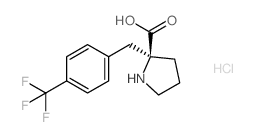 (2S)-2-[[4-(trifluoromethyl)phenyl]methyl]pyrrolidine-2-carboxylic acid,hydrochloride