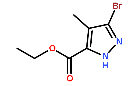 3-溴-4-甲基-1H-吡唑-5-羧酸乙酯