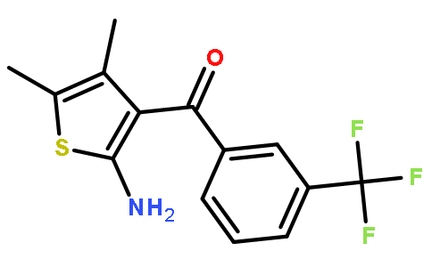 (2-氨基-4,5-二甲基-3-噻吩)-[3-(三氟甲基)苯基]甲酮