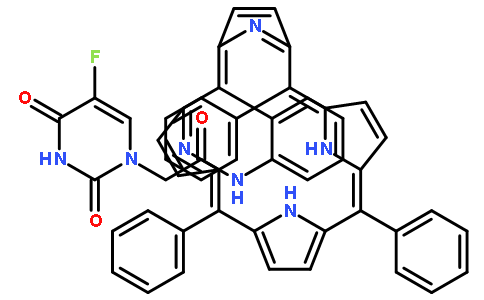5,10,15-三苯基-(20-(5-氟尿苷)乙酰基氨基)苯基卟啉