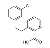 3-[2-(3-chlorophenyl)ethyl]pyridine-2-carboxylic acid