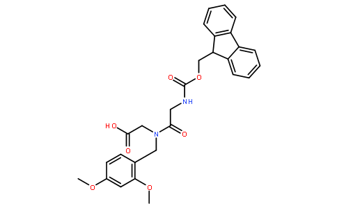 N-芴甲氧羰基-甘氨酸-N-2,4-甲氧基苄基-甘氨酸