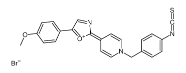 N-(4-Isothiocyanatobenzyl)-4-[5-(4-methoxyphenyl)-2-oxazolyl]pyridinium bromide