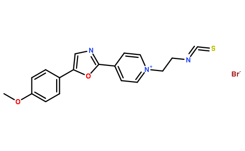 1-(2-异硫氰基乙基)-4-[5-(4-甲氧基苯基)-2-噁唑]溴化吡啶