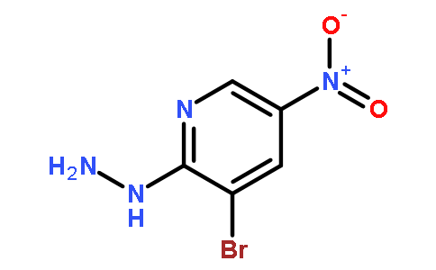 3-溴-2-肼基-5-硝基砒啶