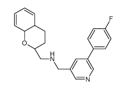 1-[(2R)-3,4,4a,8a-tetrahydro-2H-chromen-2-yl]-N-[[5-(4-fluorophenyl)pyridin-3-yl]methyl]methanamine