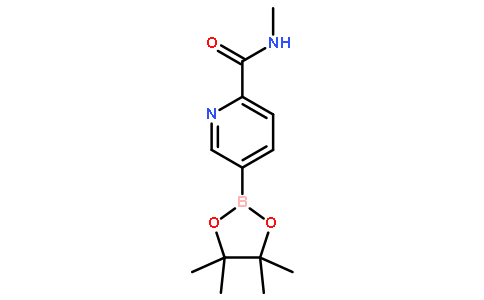 2-(N-甲基氨基羰基)吡啶-5-硼酸频那醇酯