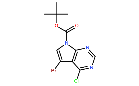 5-溴-4-氯-7H-吡咯并[2,3-d]嘧啶-7-羧酸叔丁酯