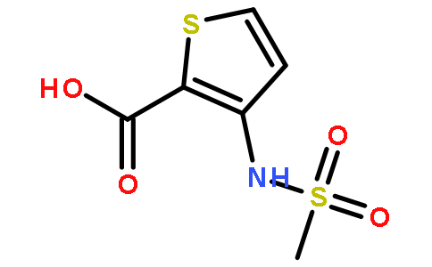 3-[(甲基磺酰基)氨基]- 2-噻吩羧酸