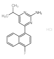 2-氨基-4-(4-氟萘-1-基)-6-异丙基嘧啶盐酸盐