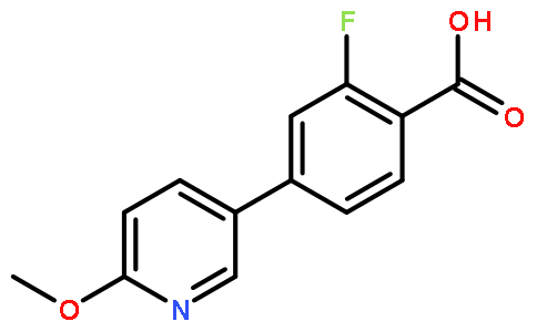 2-氟-4-（6-甲氧基吡啶-3-基）苯甲酸